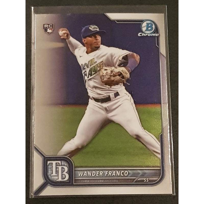 2022 Bowman Chrome Baseball Wander Franco #10 Rookie Card