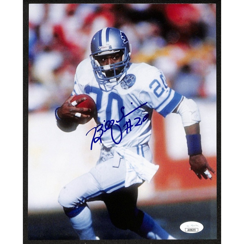Billy Sims Signed/Autographed 8×10 Photo Detroit Lions JSA 195935