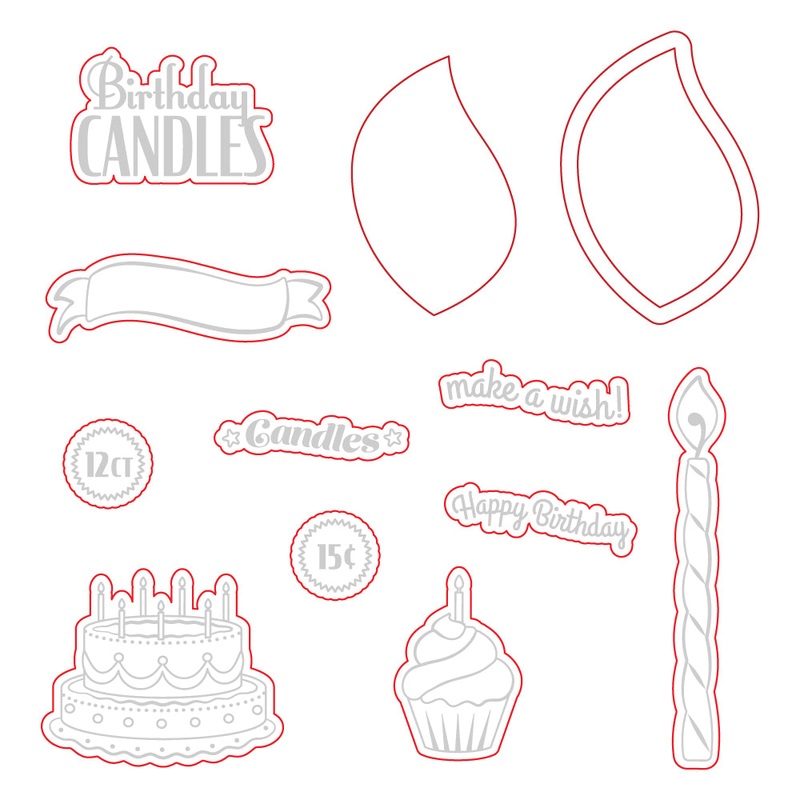 Birthday Candle VGCB Add-On – Honey Cuts – Retiring