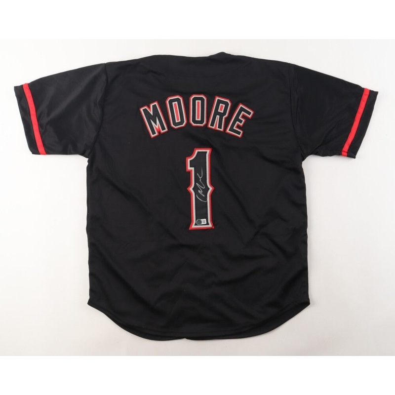 Christian Moore Signed Los Angeles Angels Jersey (Beckett) 2024 #8 Overall Pck
