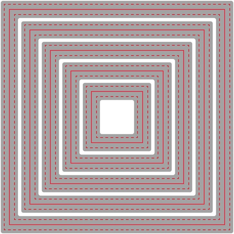 Double Stitched Squares – Honey Cuts