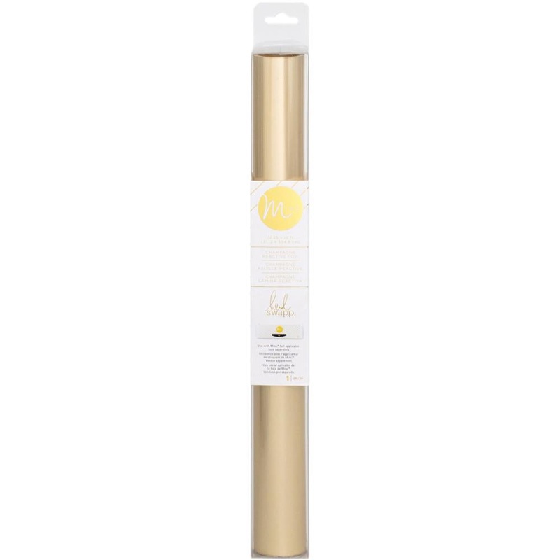 Heidi Swapp Minc Reactive Foil 12.25 Matte Champagne 10′ Roll