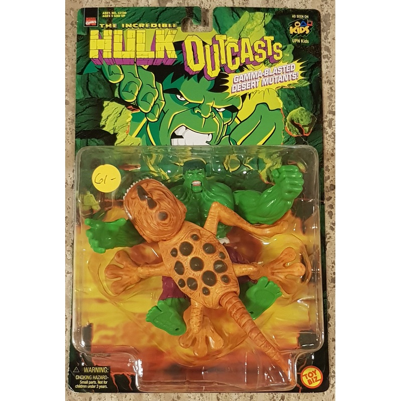 Incredible Hulk Outcasts Battle Hulk w/ Head Ramming Mutant Action Figure