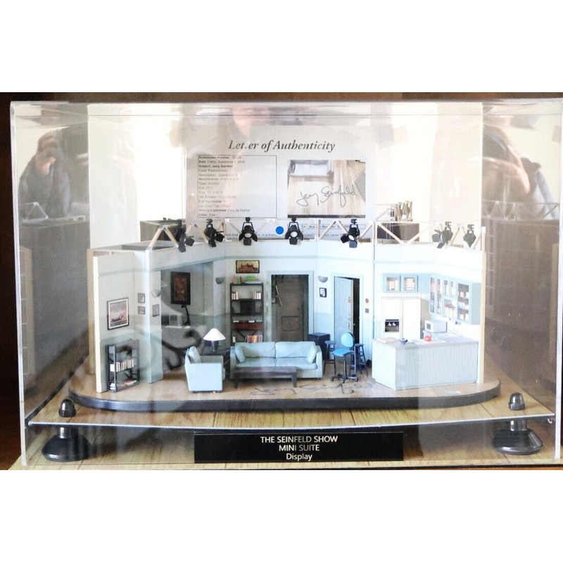 Seinfeld Signed Replica Apartment Set With Funko signed by Soup Nazi (JSA)