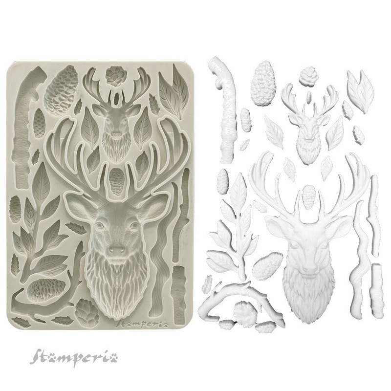 Stamperia A5 Silicone Mould, The Owl’s House – Deer