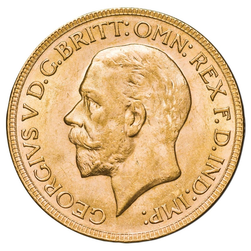 1929 Perth George V Modified Portrait Gold Sovereign Uncirculated
