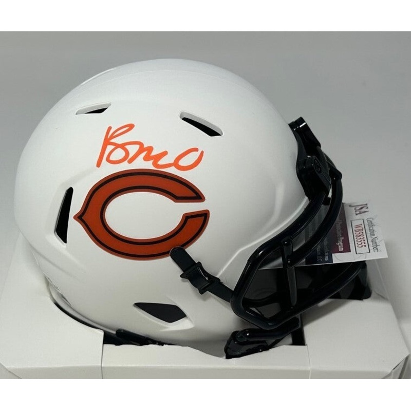 Bears Receiver ROME ODUNZE Signed Riddell LUNAR Speed Mini Helmet AUTO – JSA