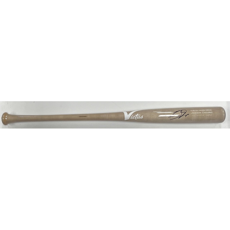 Brewers Outfielder JACKSON CHOURIO Signed VICTUS Game Model Bat AUTO – FAN