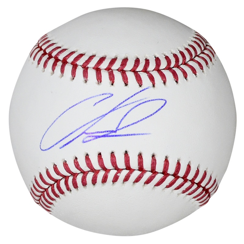 CHASE BURNS SIGNED CINCINNATI REDS RAWLINGS OFFICIAL MLB BASEBALL BECKETT