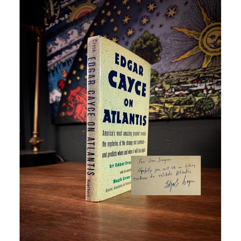 Edgar Cayce on Atlantis [Signed Presentation Copy] by Edgar Cayce