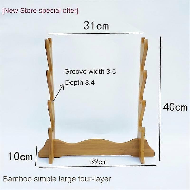 Japanese Katana Holder Wood Samurai Stents Cosplay Sword Knife Decoration Flute Display