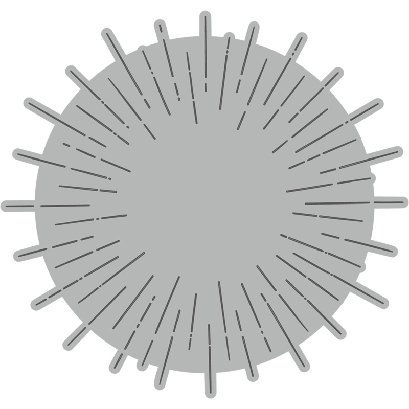 Radiant Circle Background – Honey Cuts