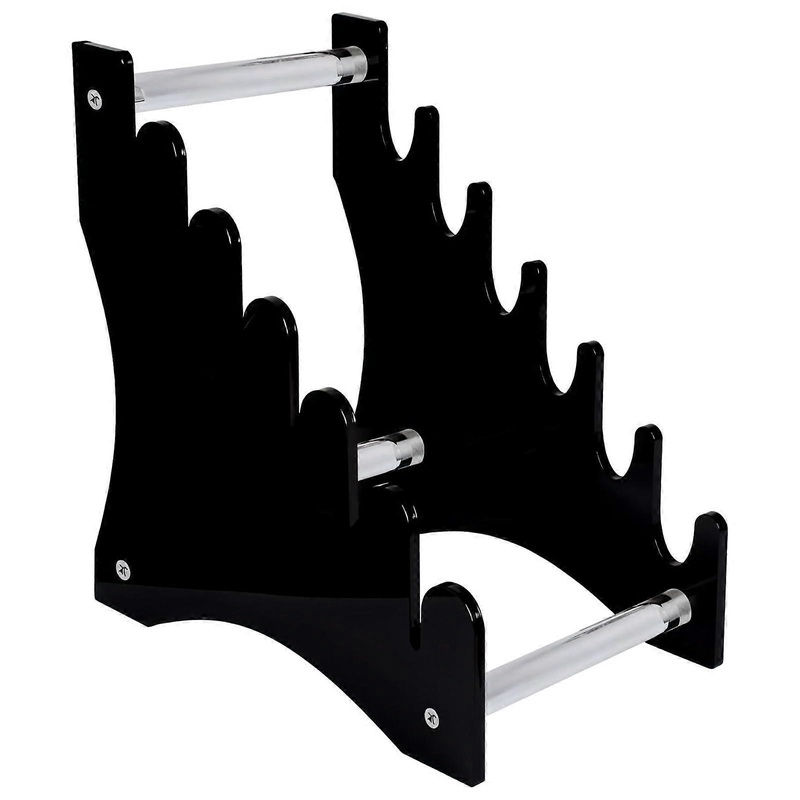 Removable acrylic knife stand with 6 levels, lightweight storage box for pocket knives, ideal for collectors and enthusiasts Ref: 9575
