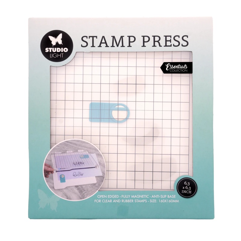 SL Stamp Press Incl. 2 Magnets Essential Tools 160x160x20mm 3 PCS nr.01