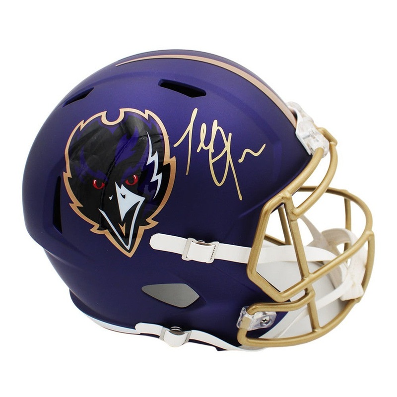 Terrell Suggs Signed Baltimore Ravens Speed Full Size Alternate NFL Helmet