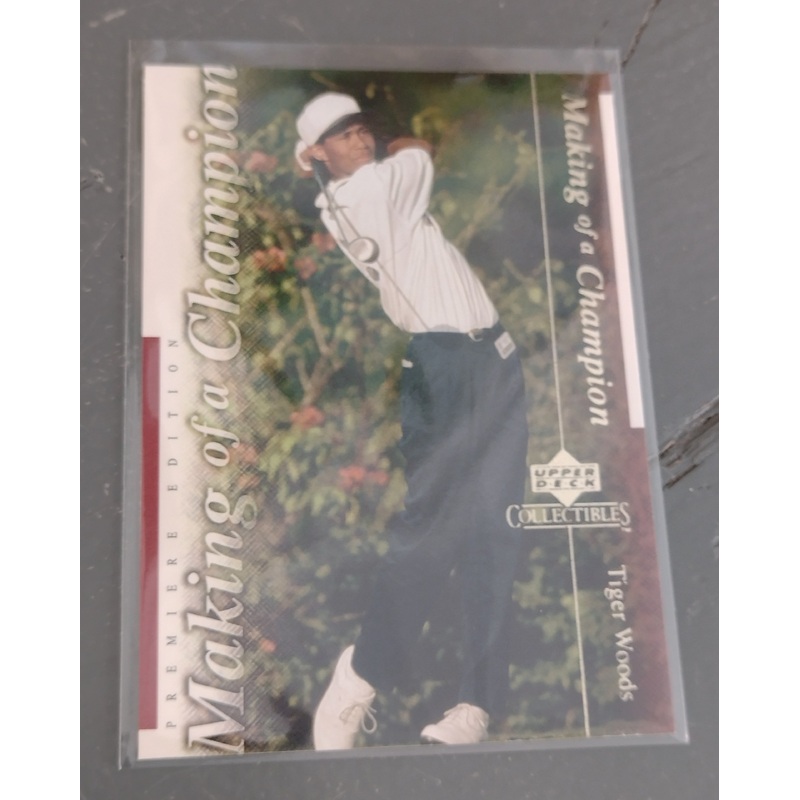 2001 Upper Deck Tiger Woods #TWC4 Rookie Card