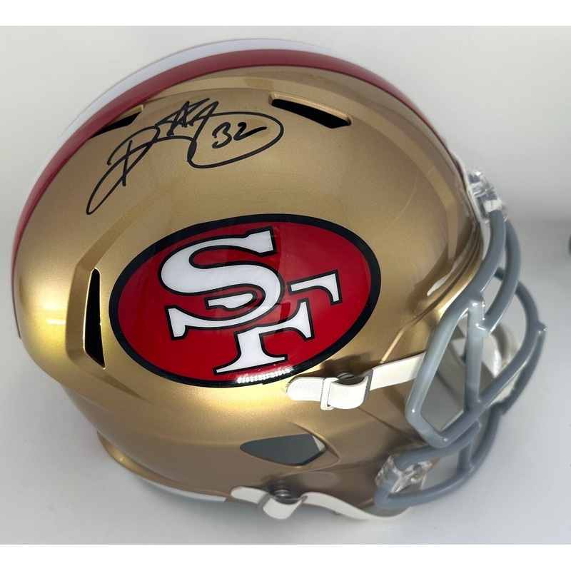 49ers SB Champ RICKY WATTERS Signed Full Size Replica Speed Helmet AUTO – JSA