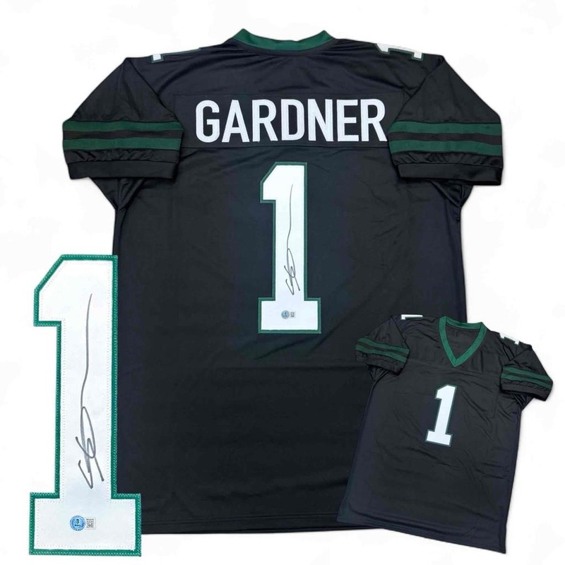 Ahmad Sauce Gardner Autographed SIGNED Jersey – Black – Beckett Authenticated