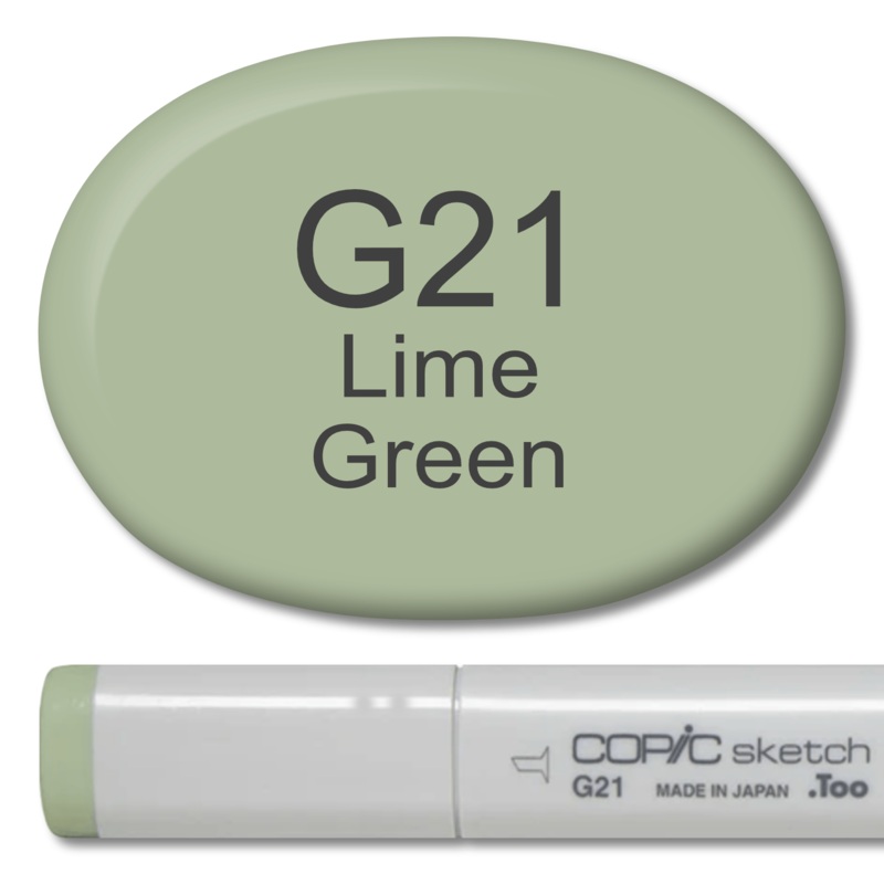 Copic Sketch Marker – G21 Lime Green