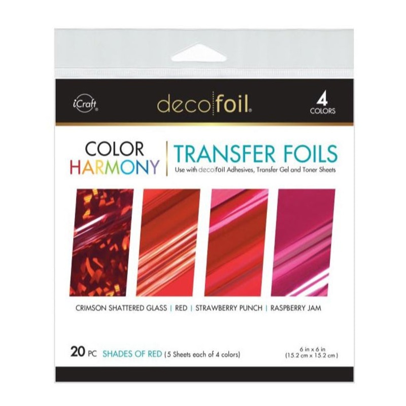 Deco Foil Color Of Harmony Transfer Foils – Shades Of Red 20 pc