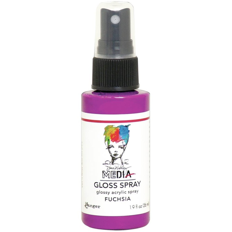Dina Wakley Media Gloss Sprays 2oz – VARIOUS COLORS