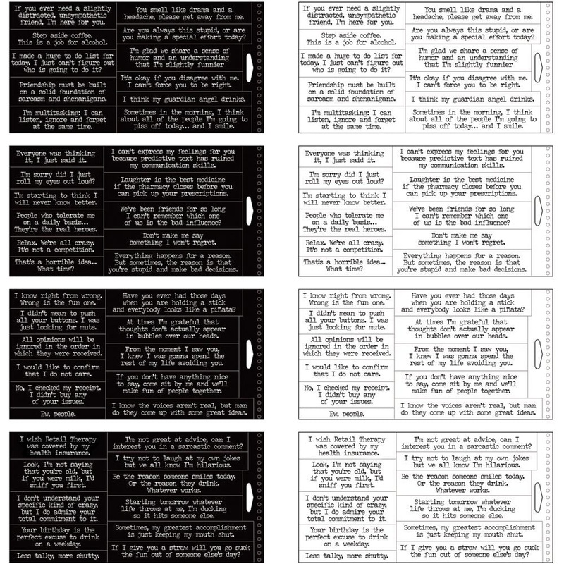 Idea-Ology Big Talk Stickers Tablet – Snarky Big Talk