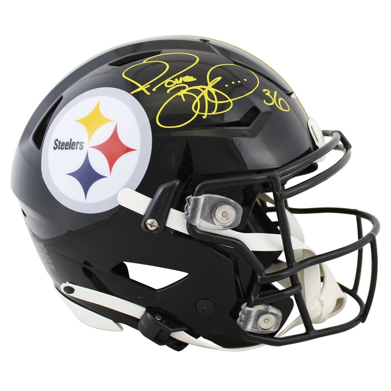 Steelers Jerome Bettis Signed Riddell Speed Flex Full Size Helmet BAS Witnessed