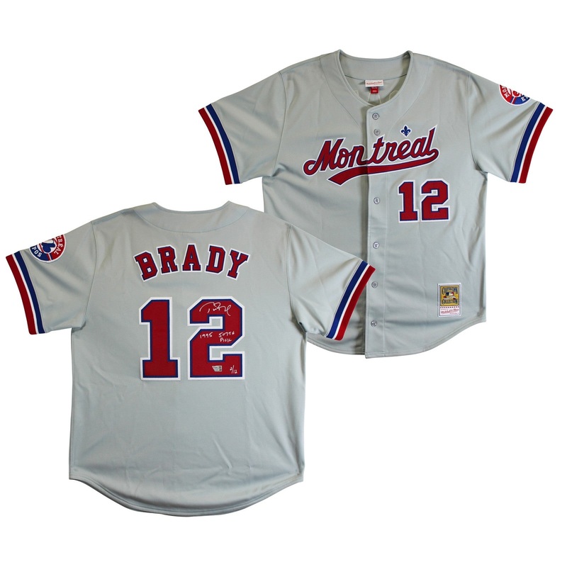 Tom Brady 1995 507th Pick Signed M&N Authentic Jersey LE #2/12 BAS, FAN & PSA