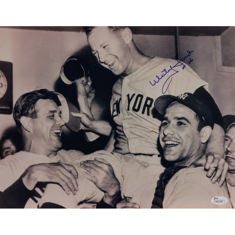 Whitey Ford Autographed New York Yankees 11X14 Photo
