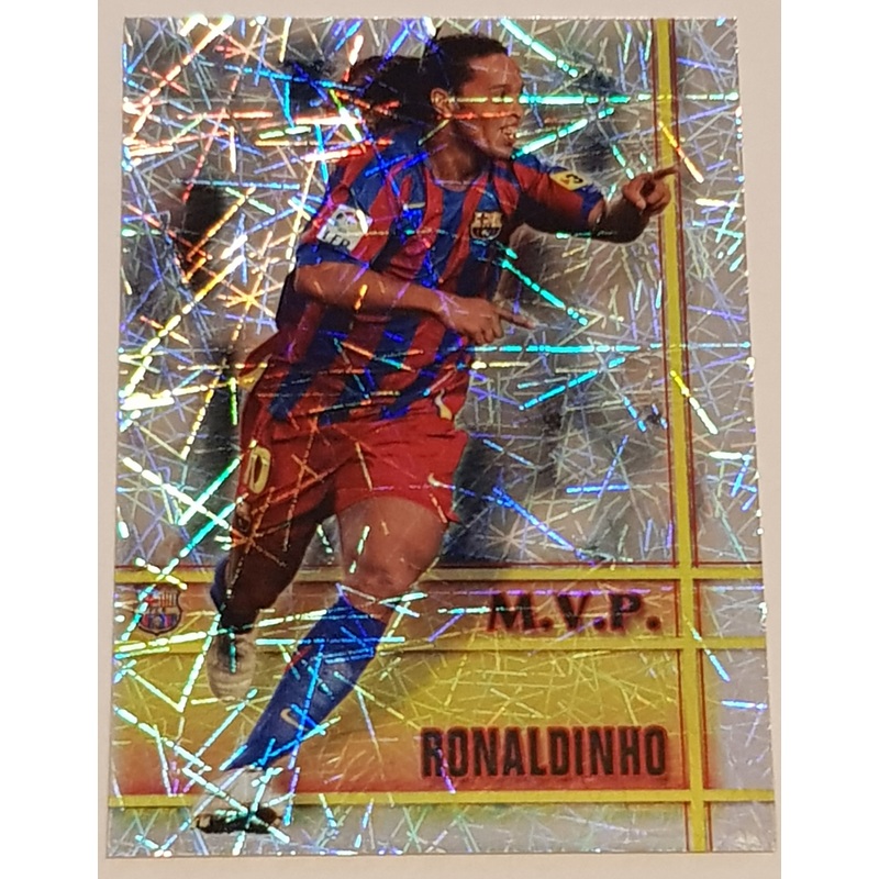 2006 Mundicromo Las Fichas de La Liga Ronaldinho #541 Refractor Trading Card