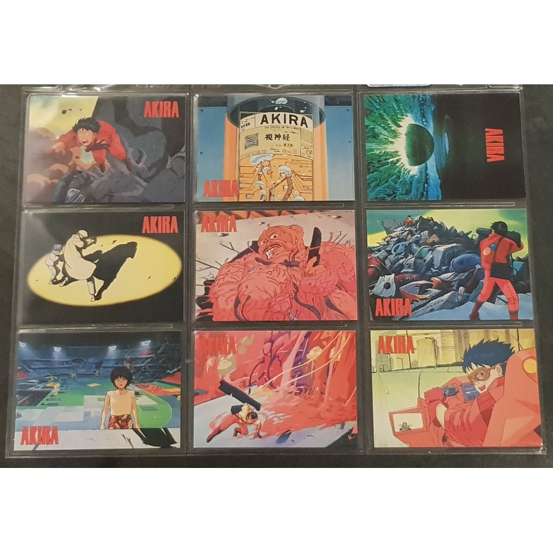 Akira Master Set (9) Trading Card Preview Set