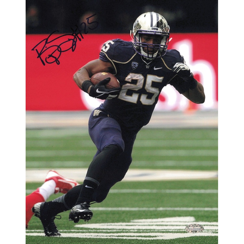 Bishop Sankey Autographed 8×10 Photo University of Washington MCS Holo #63186