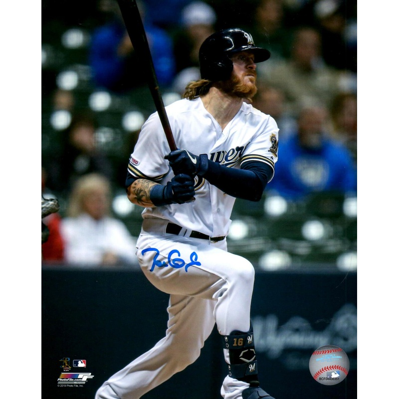 Brewers Outfielder BEN GAMEL #16 Signed 8×10 Photo #3 AUTO