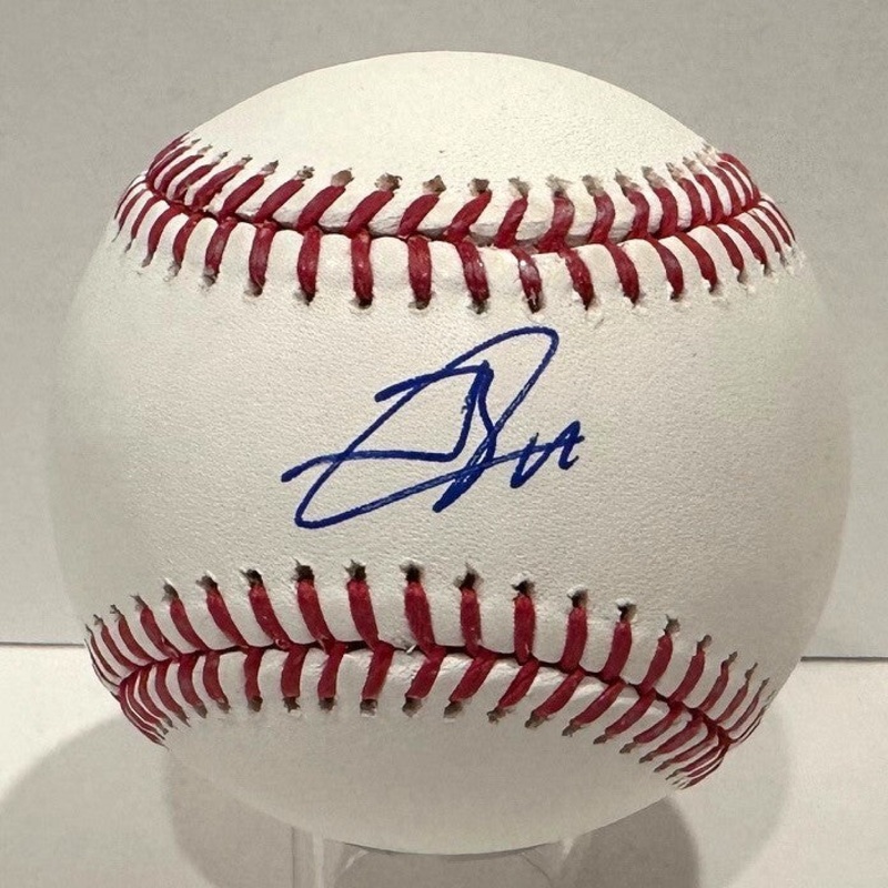 Brewers Outfielder JACKSON CHOURIO Signed Official MLB Baseball AUTO – MLB