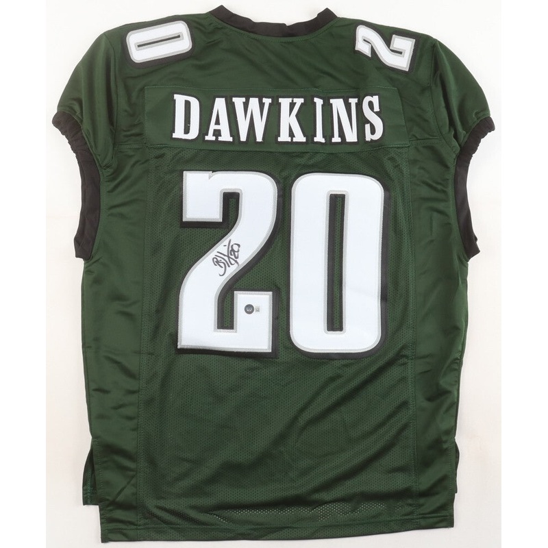 Brian Dawkins Signed Philadelphia Eagles Pro Cut Jersey (Beckett) 9xPro Bowl D.B