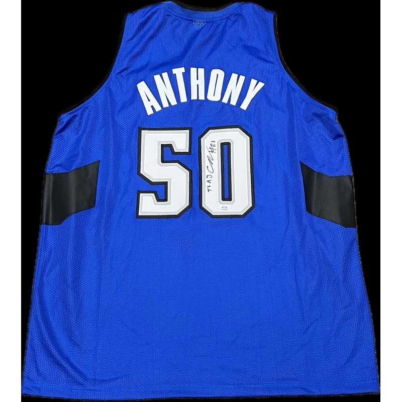 Cole Anthony Signed Jersey PSA Orlando Magic Autographed