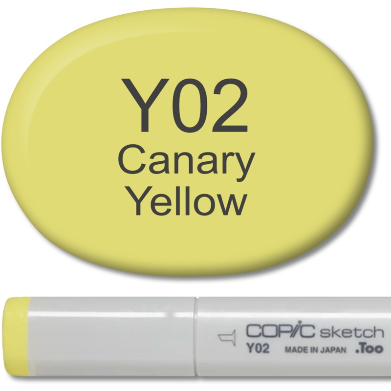 Copic Sketch Marker – Y02 Canary Yellow