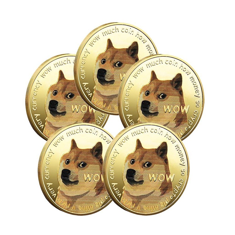Dogecoin Doge Commemorative Coins Collectors Display Decor Ornament