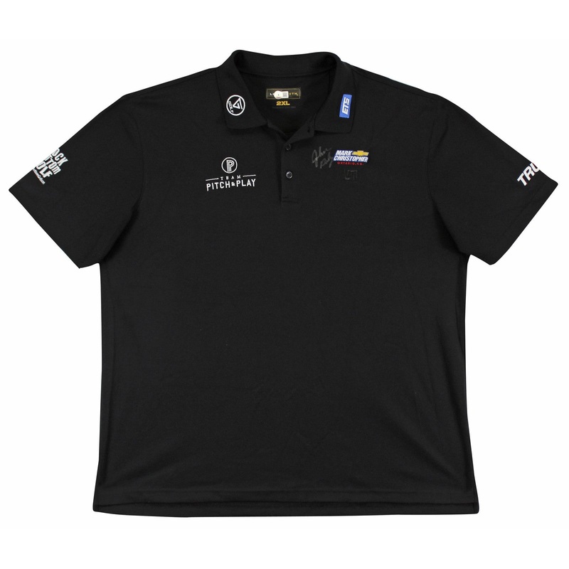 John Daly Authentic Signed Match Worn Black Loudmouth Polo Shirt BAS #BK84777