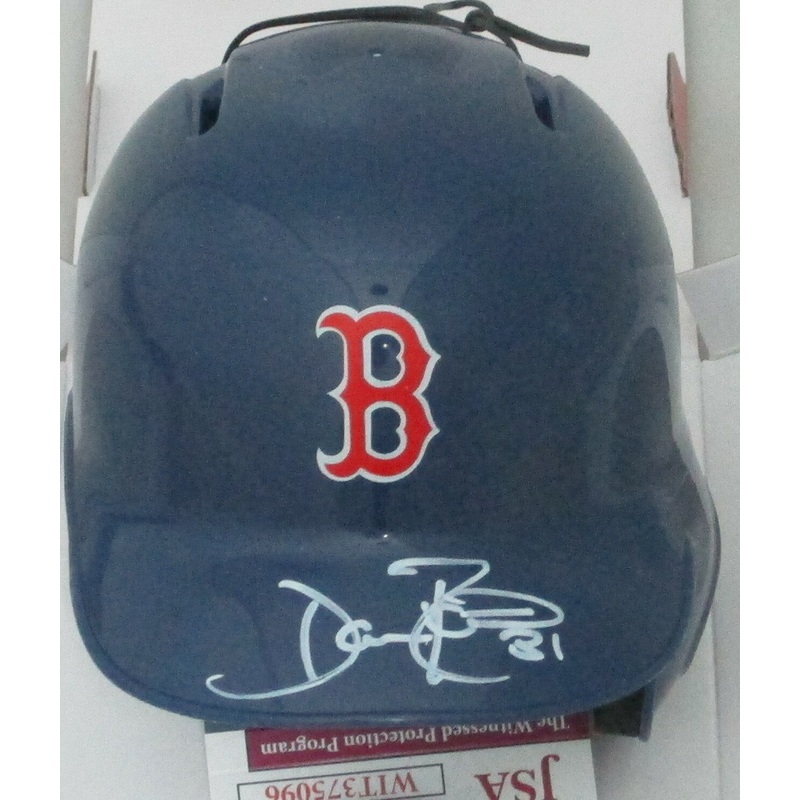Red Sox World Series Champ DAVE ROBERTS Signed Rawlings Mini Helmet AUTO – JSA