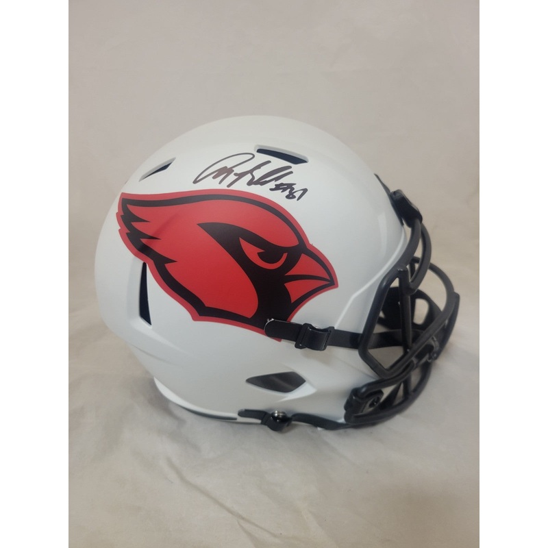 ANQUAN BOLDIN SIGNED ARIZONA CARDINALS LUNAR ECLIPSE SPEED REP HELMET BECKETT QR