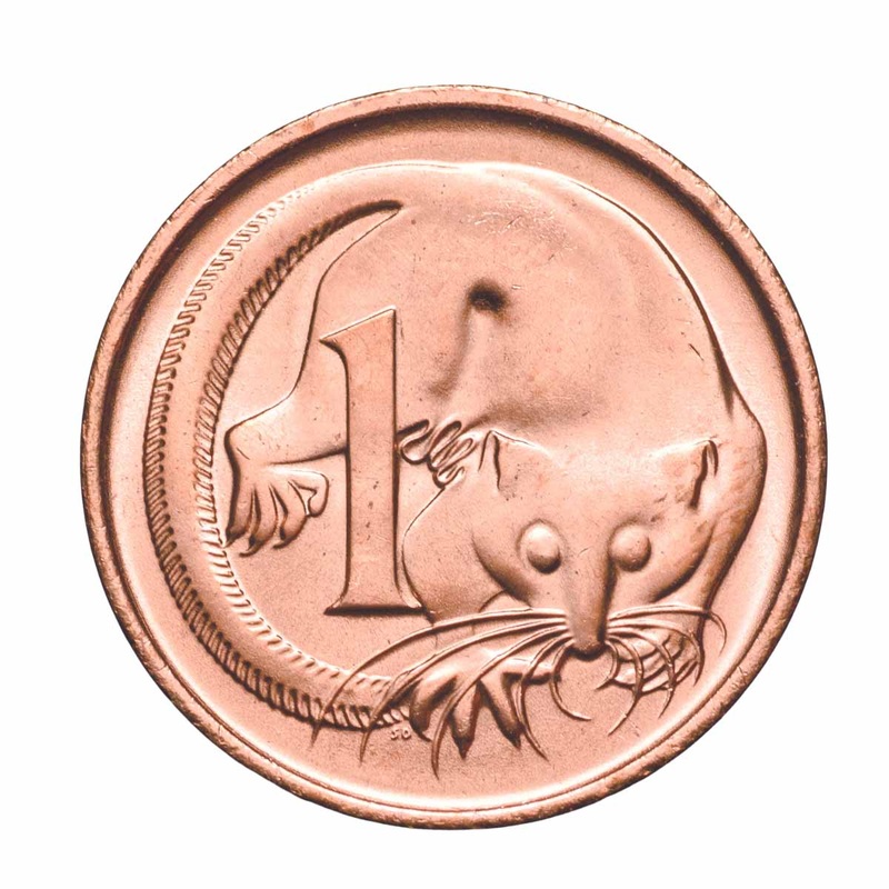 Australia 1980 1c Uncirculated 50-Coin RAM Roll