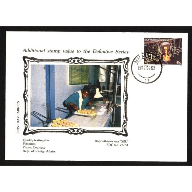 Bophuthatswana Silk  84.2A Definitive series