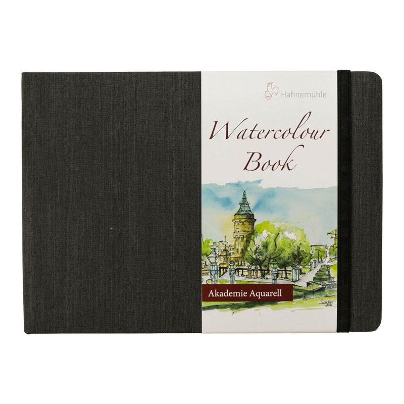 Hahnemuehle Akademie Watercolor Paper Books, 5.8 x 8.2 – Landscape