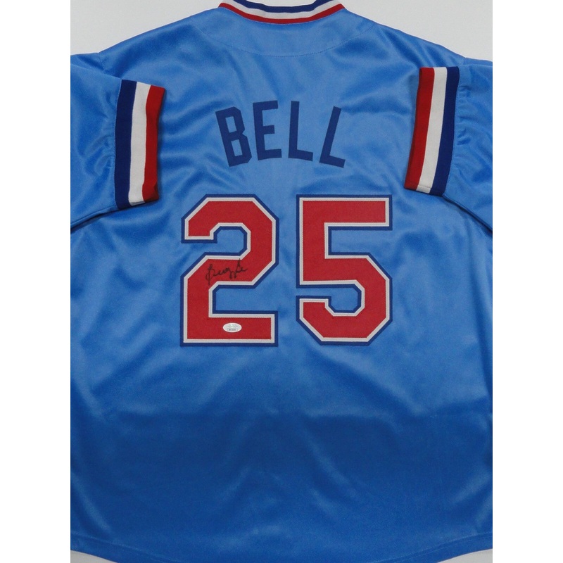 Rangers All Star BUDDY BELL Signed Custom Replica Texas Jersey AUTO – JSA