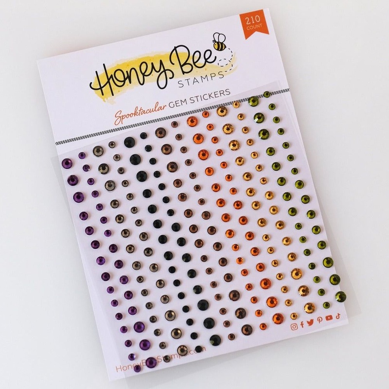Spooktacular Gem Stickers – 210 Count