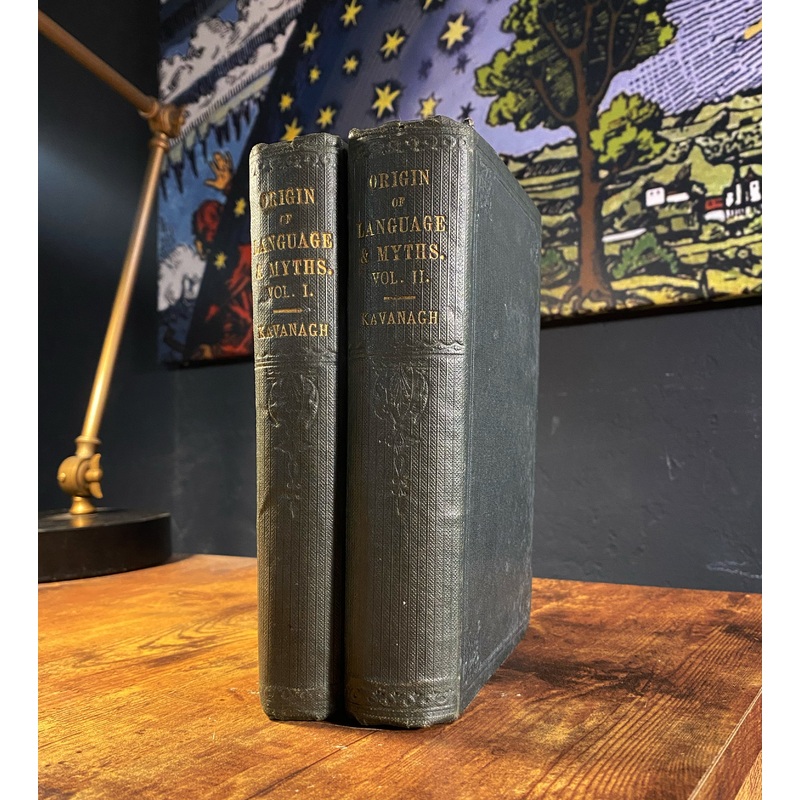 The Origin of Language & Myth by Kavanagh (1871 First Edition)