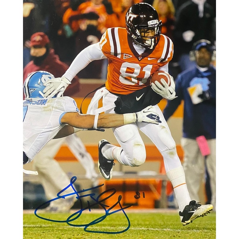 Virginia Tech Hokies Receiver JARRETT BOYKIN Signed 8X10 Photo #2 – Packers