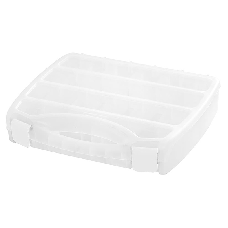 We R Divider Box Translucent Plastic Storage 12X10X2.4 Case