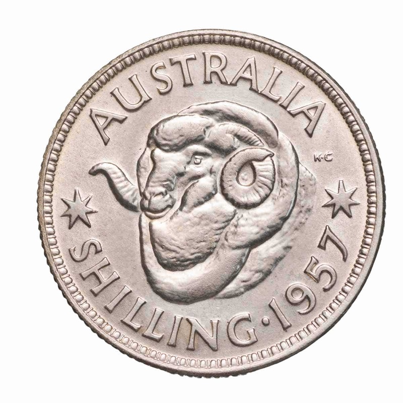 1957 Shilling Uncirculated